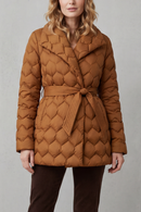 Kacob | Sculpted Belted Puffer Jacket
