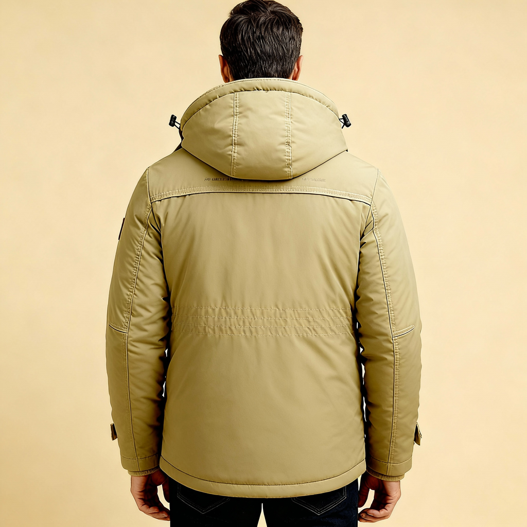 Kacob | Men's Multi Pocket Fleece Lined Parka