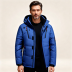 Kacob | Men's Hooded Waterproof Puffer Jacket