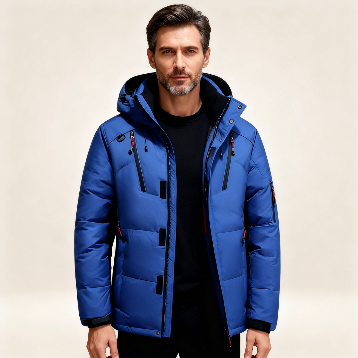 Kacob | Men's Hooded Waterproof Puffer Jacket