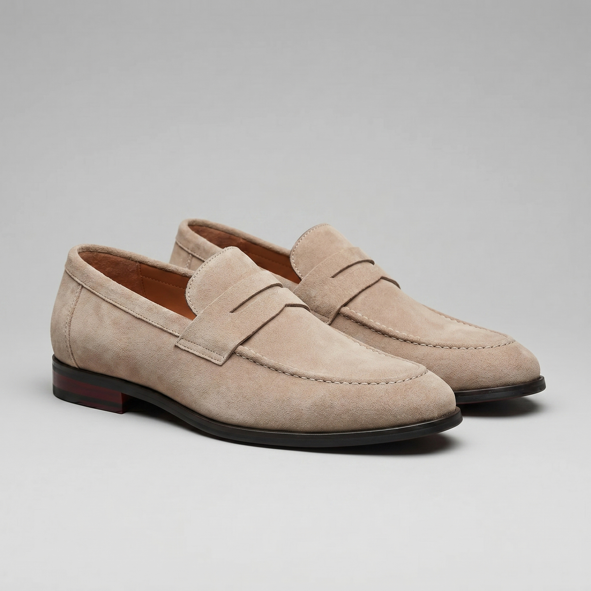 Kacob | Men's Penny Loafers – Slip On Moc Toe Smart Casual Loafers