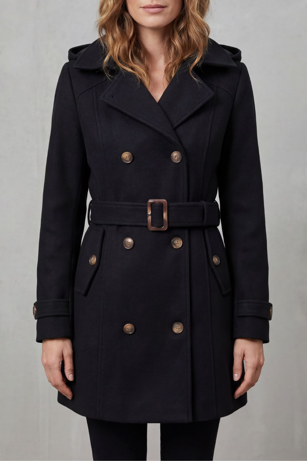 Kacob | Tailored Hooded Trench Coat