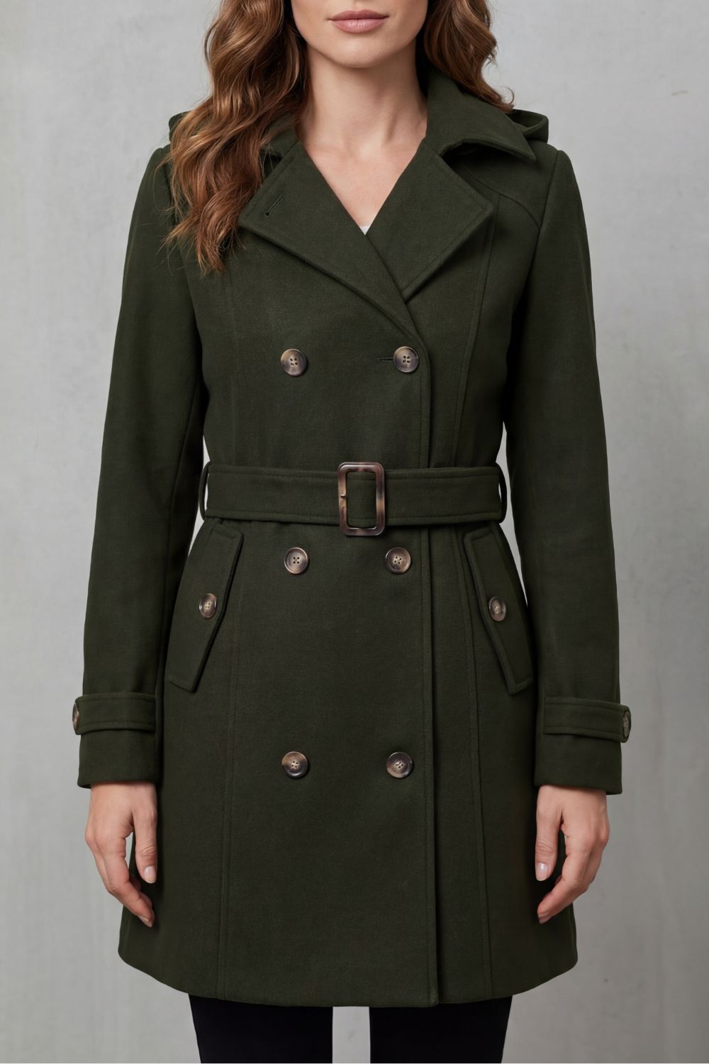 Kacob | Tailored Hooded Trench Coat