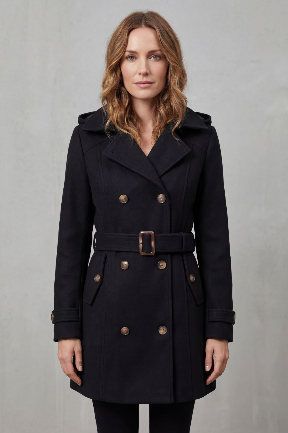 Kacob | Tailored Hooded Trench Coat