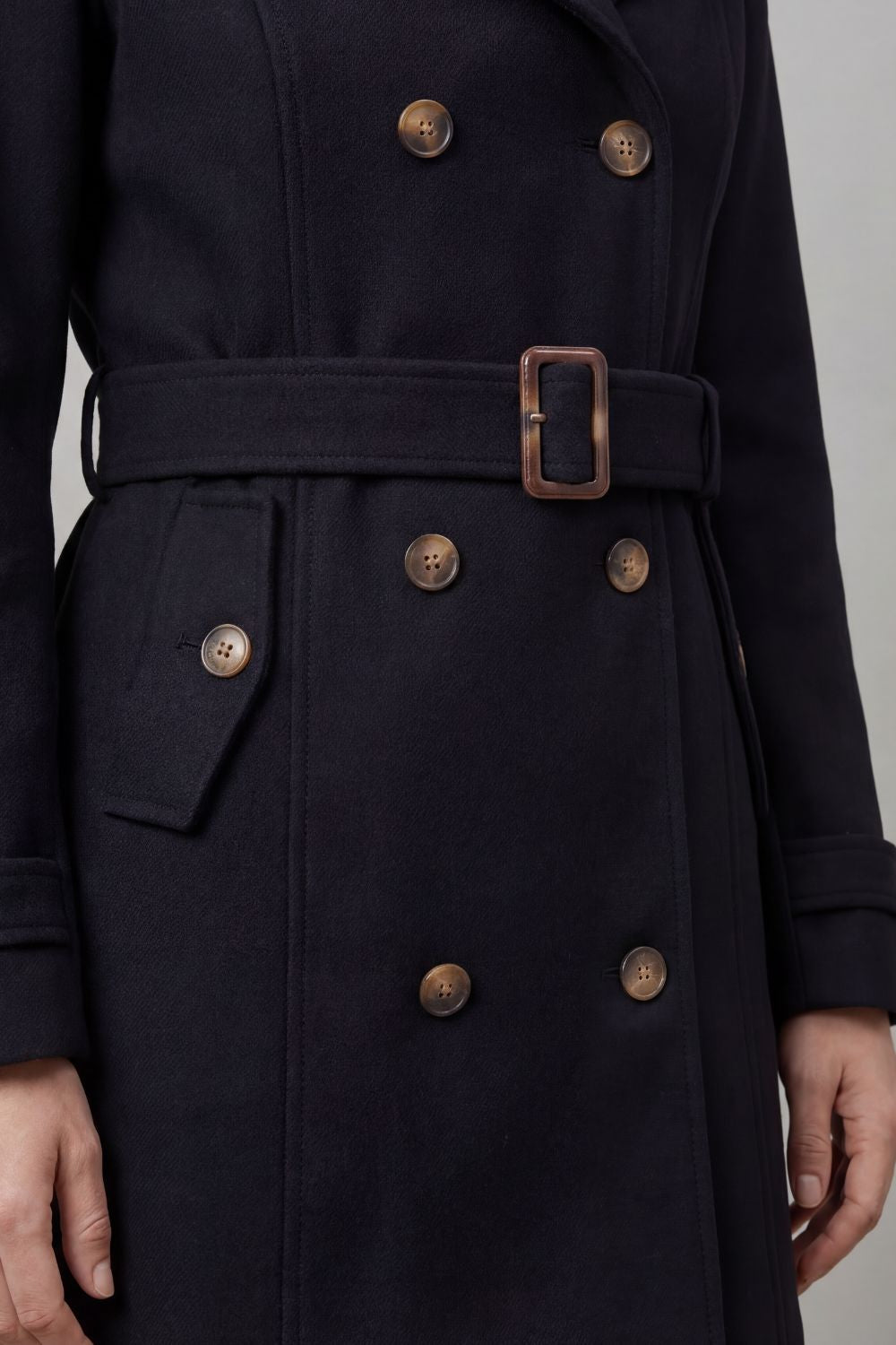 Kacob | Tailored Hooded Trench Coat