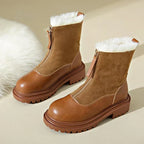 kacob womens cuffed winter ankle boots