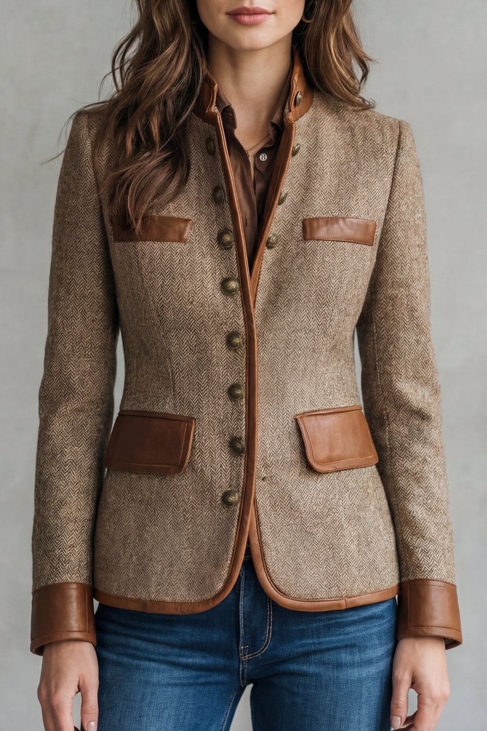 Kacob | Vintage Trim Tweed Jacket