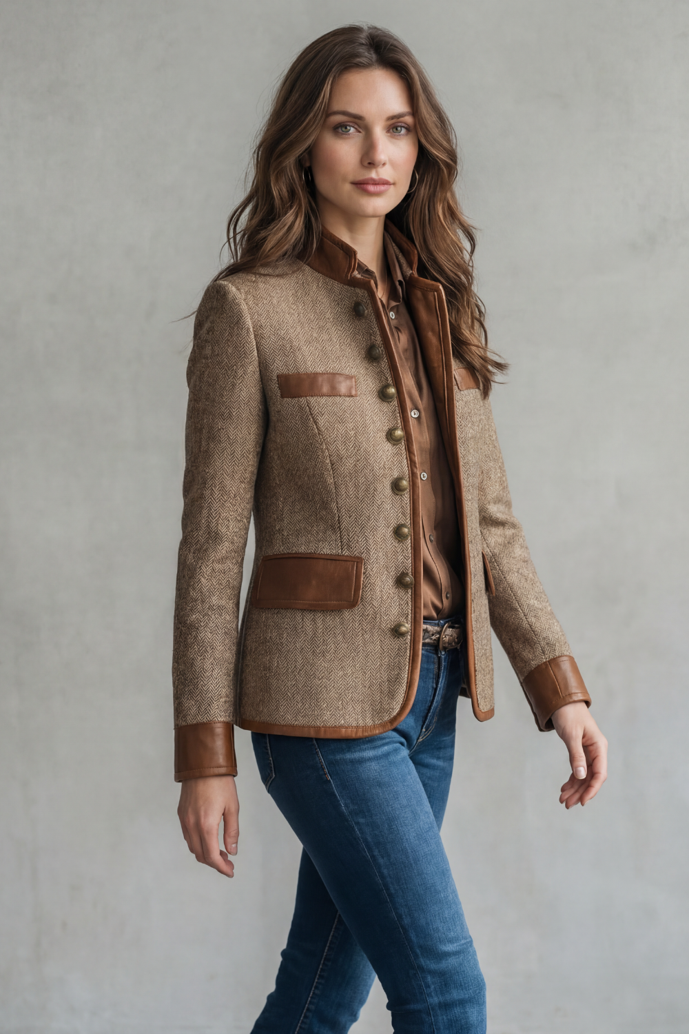 Kacob | Vintage Trim Tweed Jacket