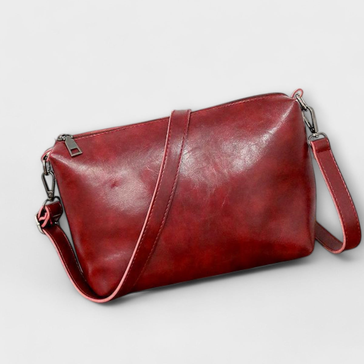Women's 4-Piece Vintage Look Bag Set – Tote, Crossbody, Clutch and Card Holder