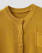 Women's Button-Up Knit Cardigan with Chest Pocket