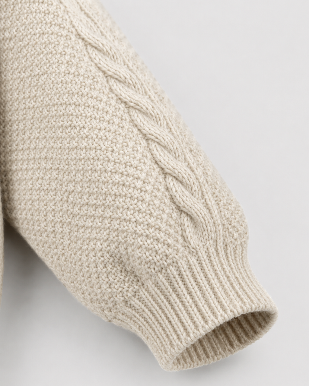 Women's Cable Knit Cardigan – Raglan Sleeve Button Front
