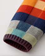 Women's Check Knit Turtleneck Jumper – Relaxed Fit