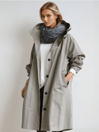 Women's Classic Belted Trench Coat – Relaxed Fit