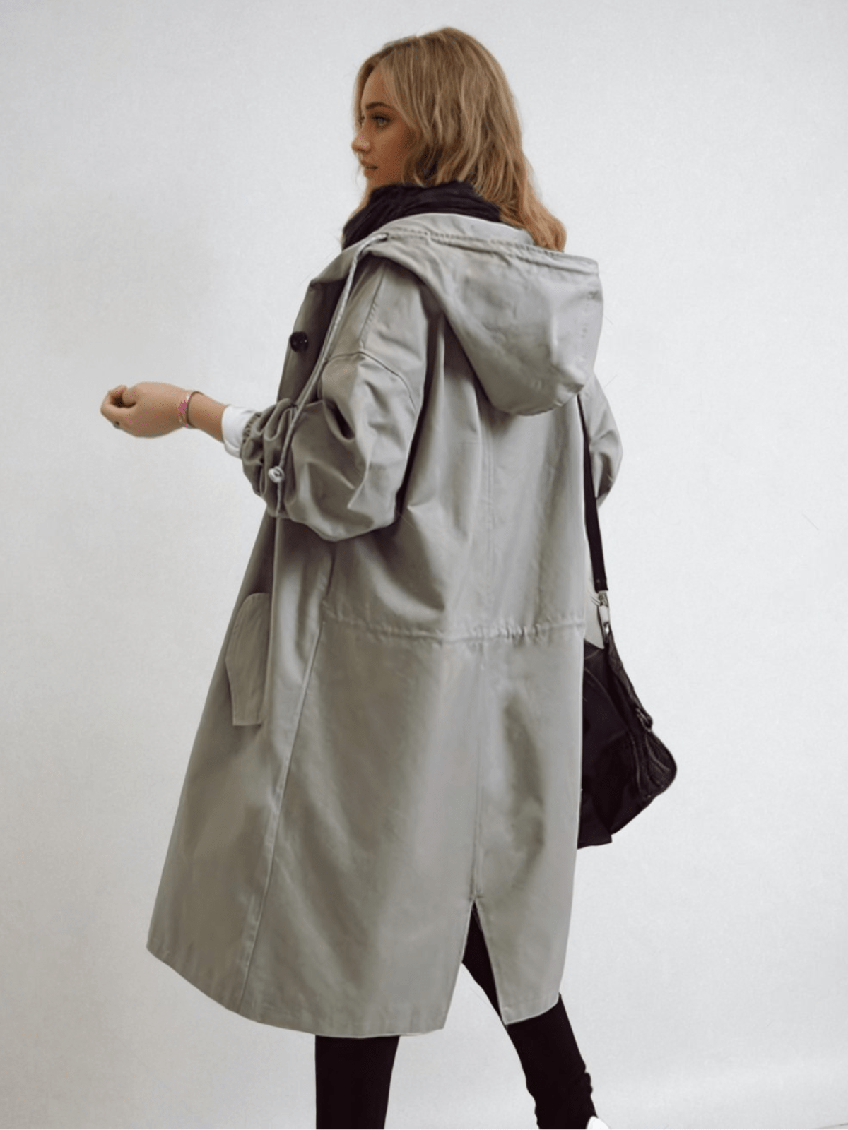 Women's Classic Belted Trench Coat – Relaxed Fit