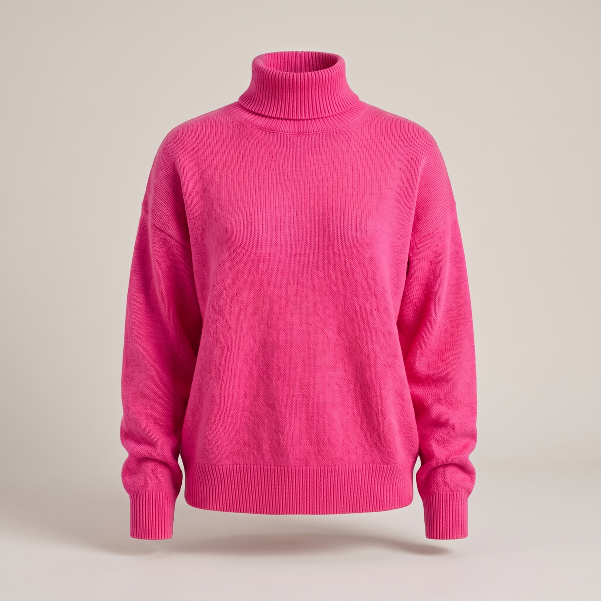 Kacob | Women's Classic Roll Neck Jumper – Smooth Drape Turtleneck Sweater