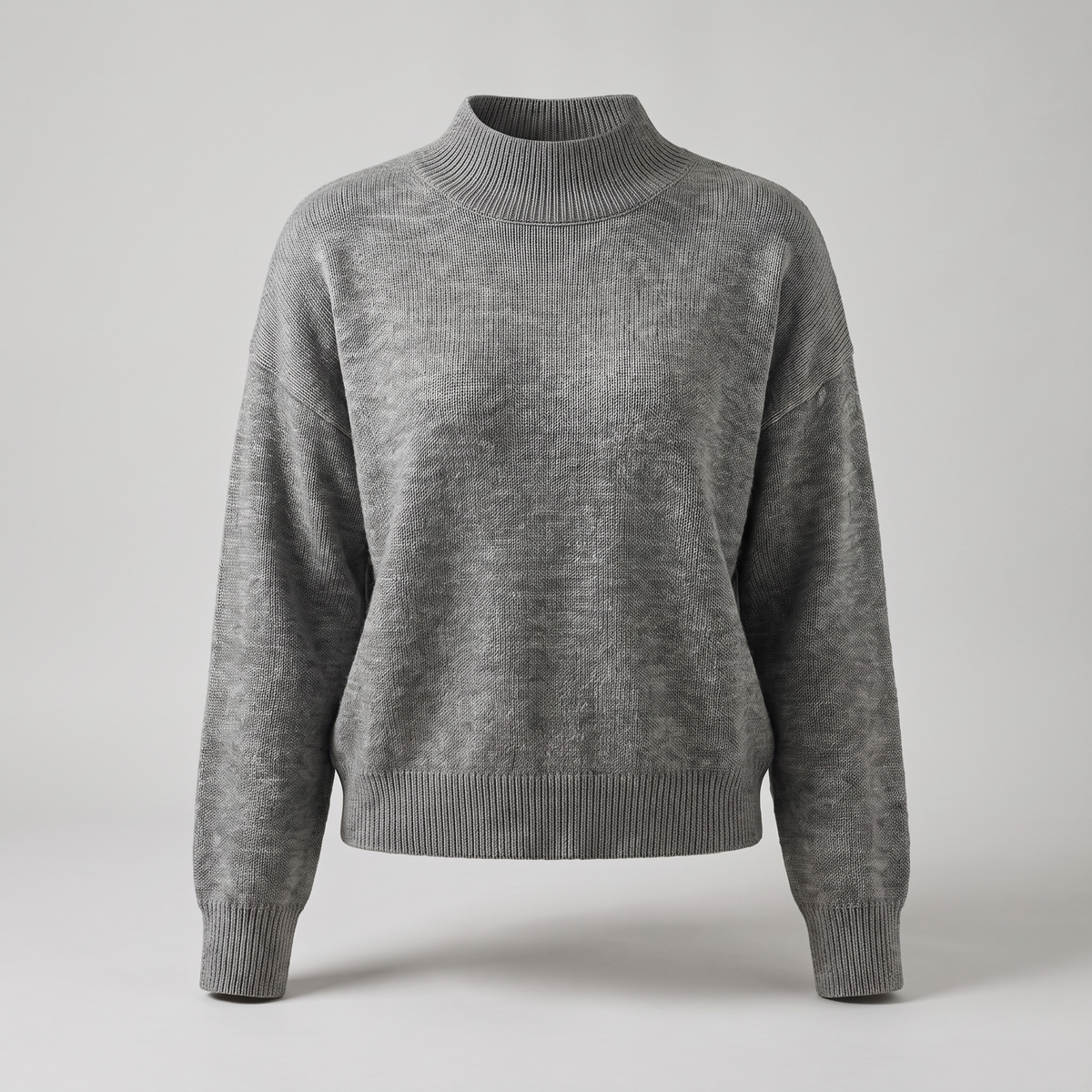 Kacob | Women's Classic Roll Neck Jumper – Smooth Drape Turtleneck Sweater