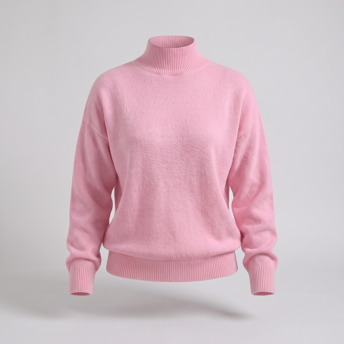 Kacob | Women's Classic Roll Neck Jumper – Smooth Drape Turtleneck Sweater
