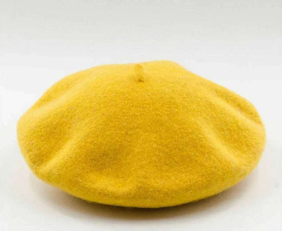 Women's Classic Wool-Blend Beret Hat