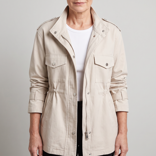 Kacob | Women's Double Breasted Belted Overcoat – Tailored Winter Coat