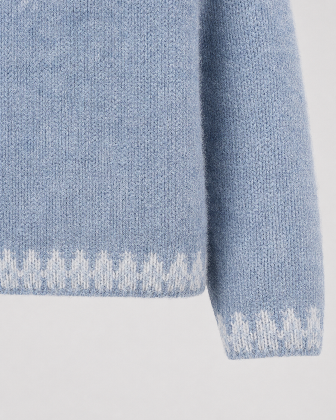 Women's Fair Isle Crew Neck Jumper – Snowflake Yoke