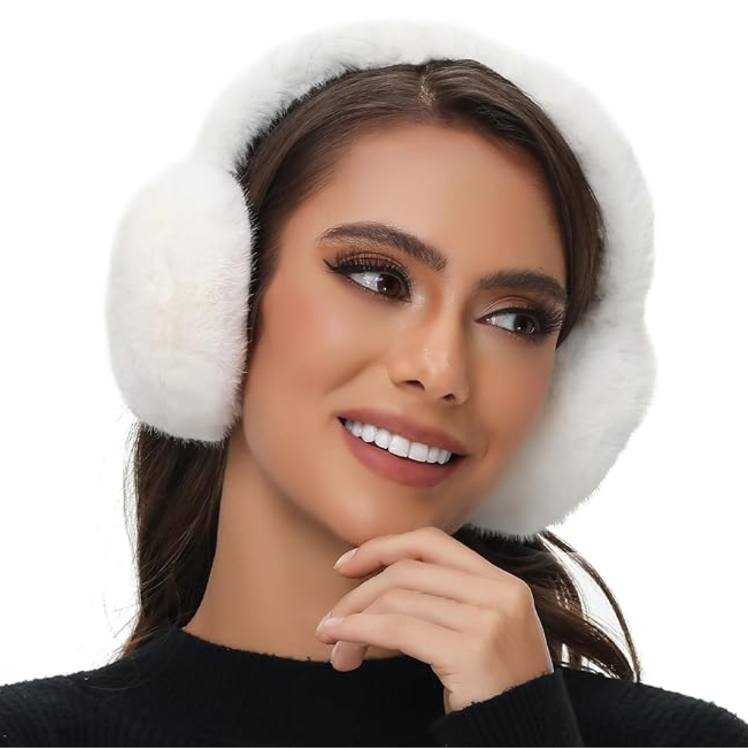 Women's Faux Fur Foldable Ear Muffs