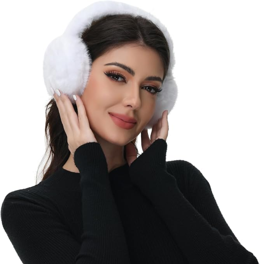 Women's Faux Fur Foldable Ear Muffs