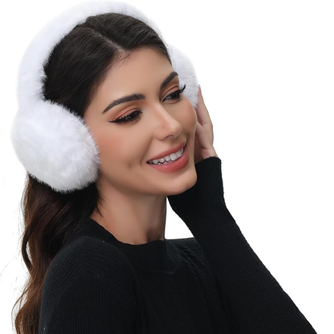 Women's Faux Fur Foldable Ear Muffs