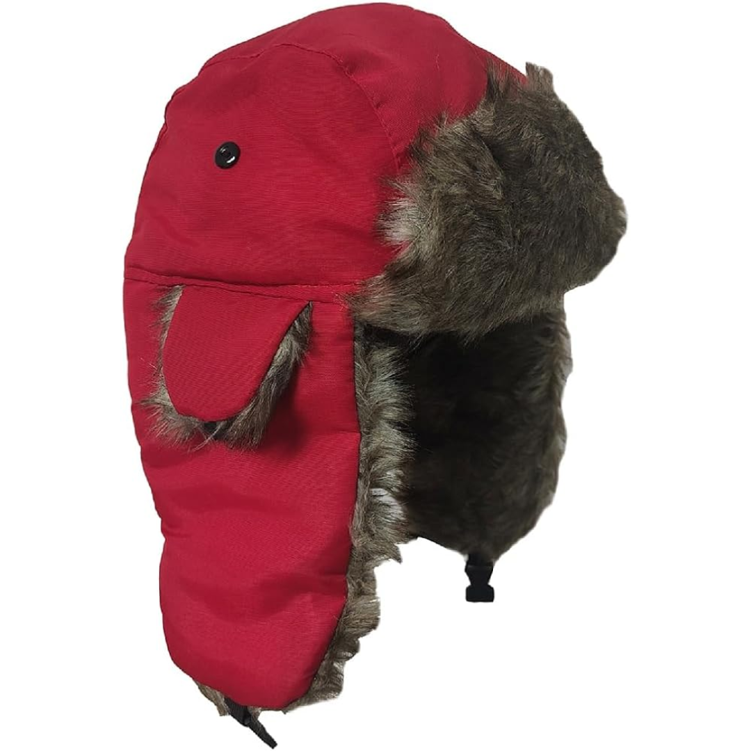 Women's Faux Fur Trapper Hat with Ear Flaps