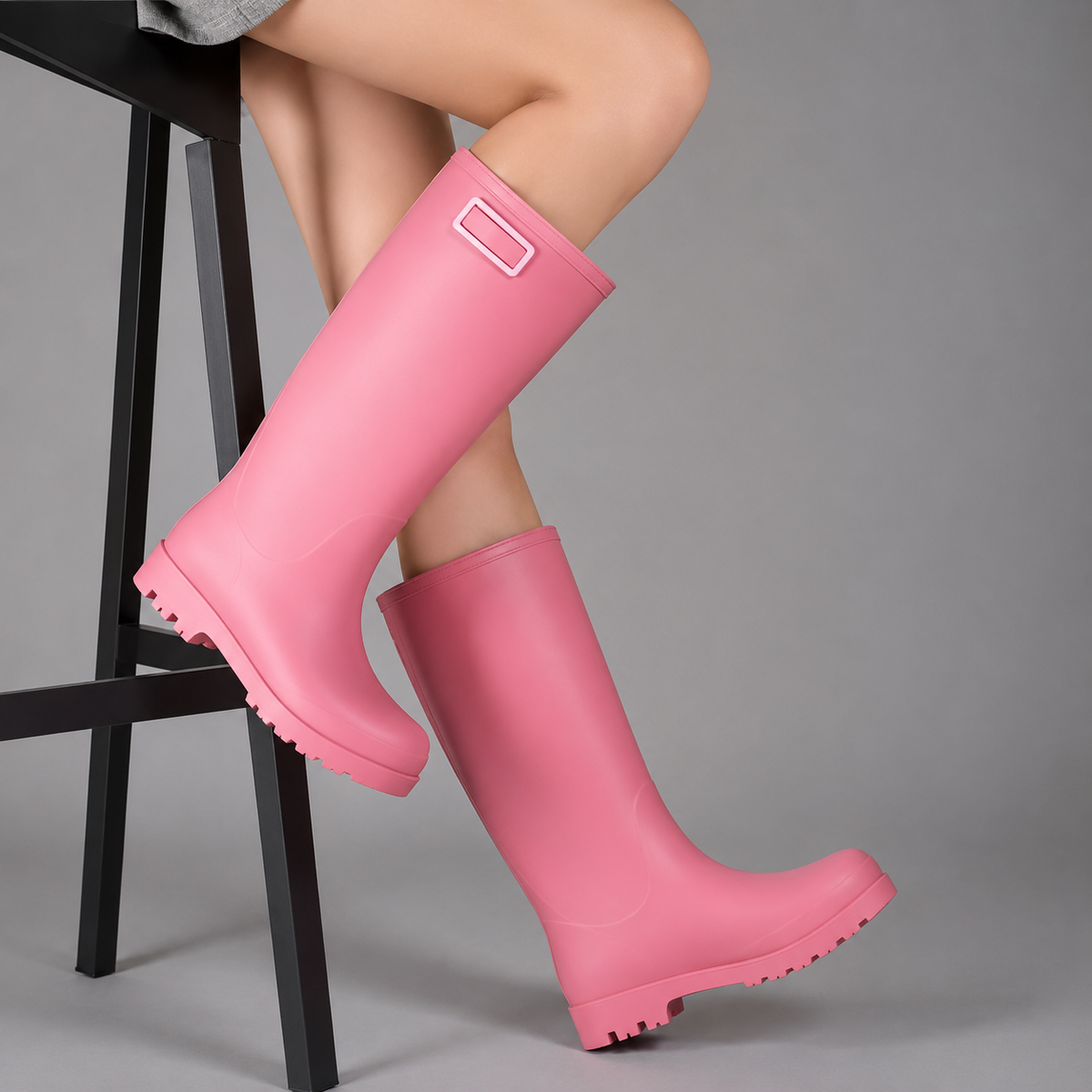 Kacob | Women's Fleece Lined Wellington Boots – High Winter Rain Boots