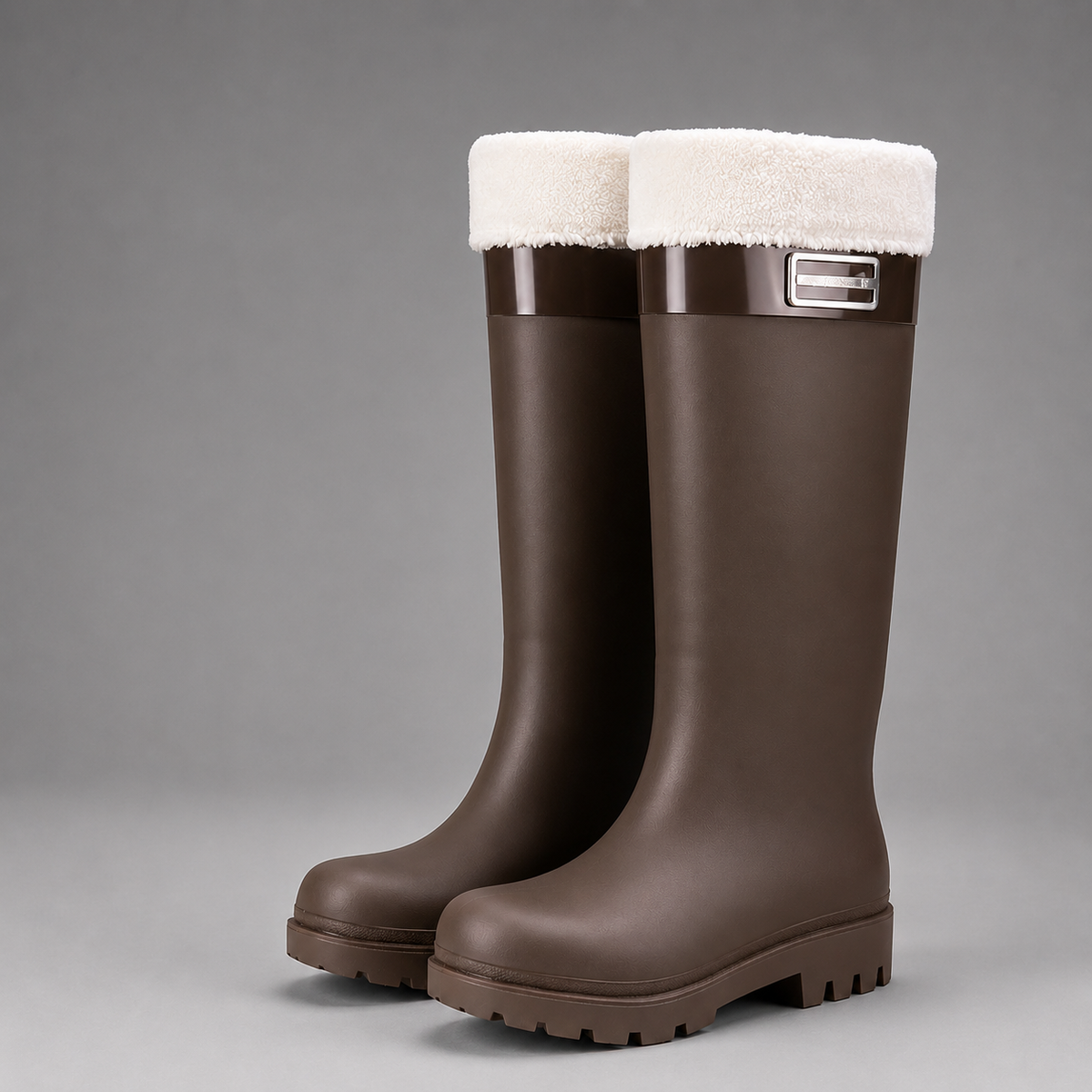 Kacob | Women's Fleece Lined Wellington Boots – High Winter Rain Boots