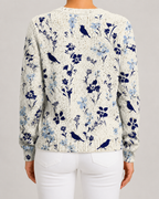 Women's Floral Print Knit Cardigan – Button Front