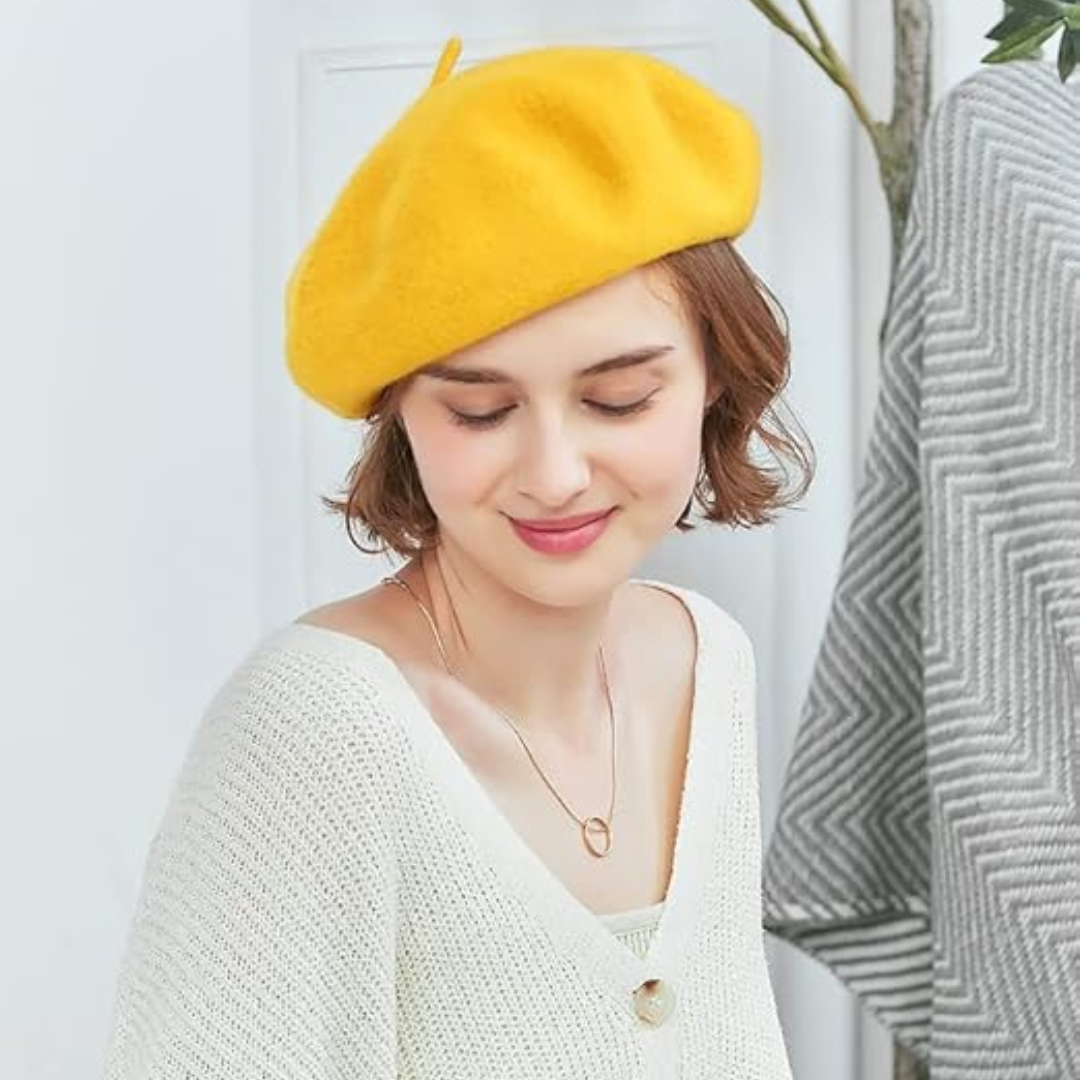 Women's French Style Wool-Blend Beret