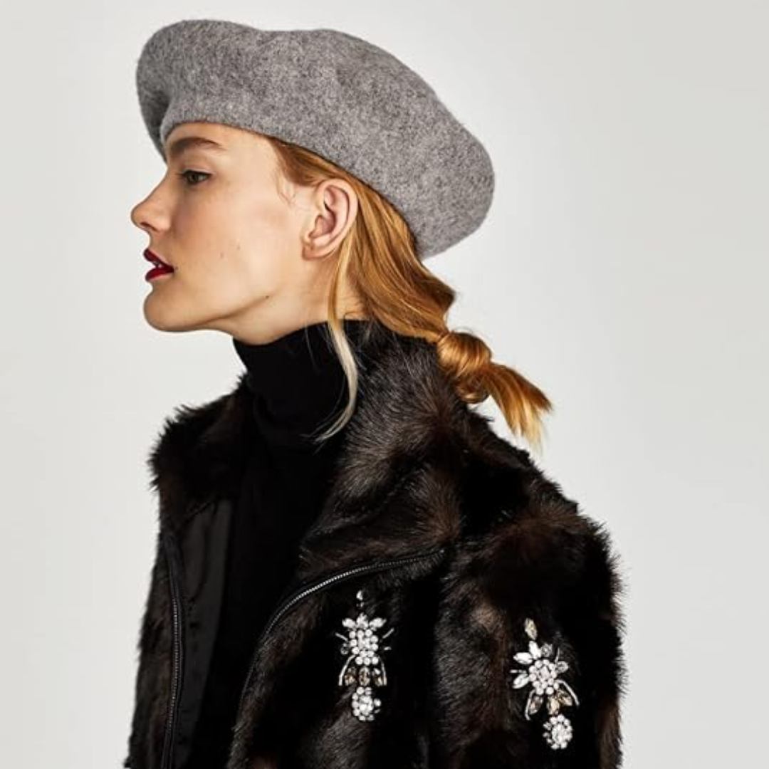 Women's French Style Wool-Blend Beret