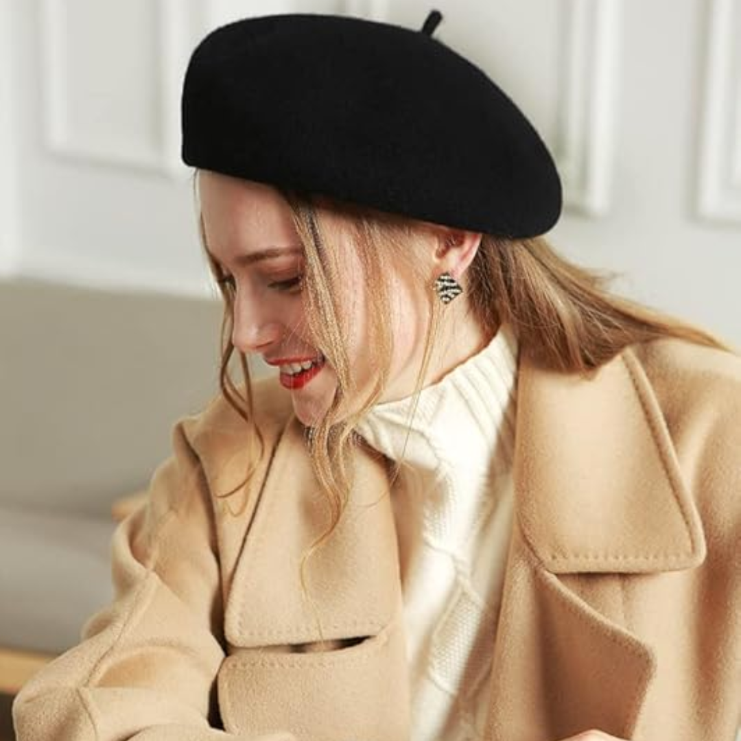 Women's French Style Wool-Blend Beret