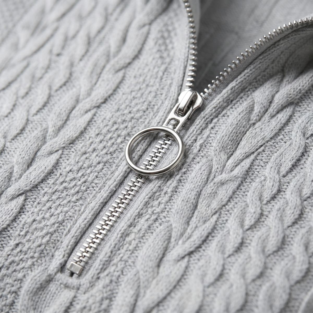 Kacob | Women's Half Zip Hooded Jumper – Loose Fit Quarter Zip Sweater