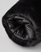 Women's Hooded Faux Fur Zip-Up Jacket