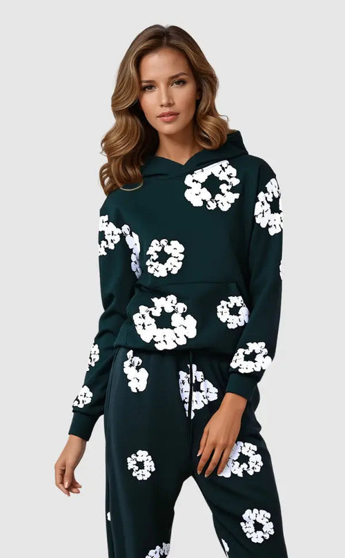 Kacob | Women's Hooded Tracksuit – Two Piece Hoodie and Trousers Set