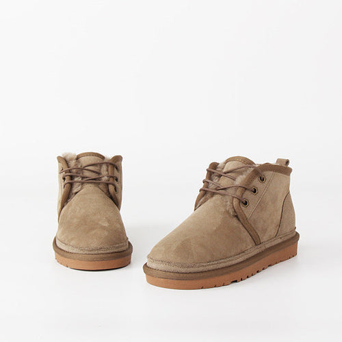 Kacob | Women's Lace Up Winter Boots – Plush Lined Ankle Boots