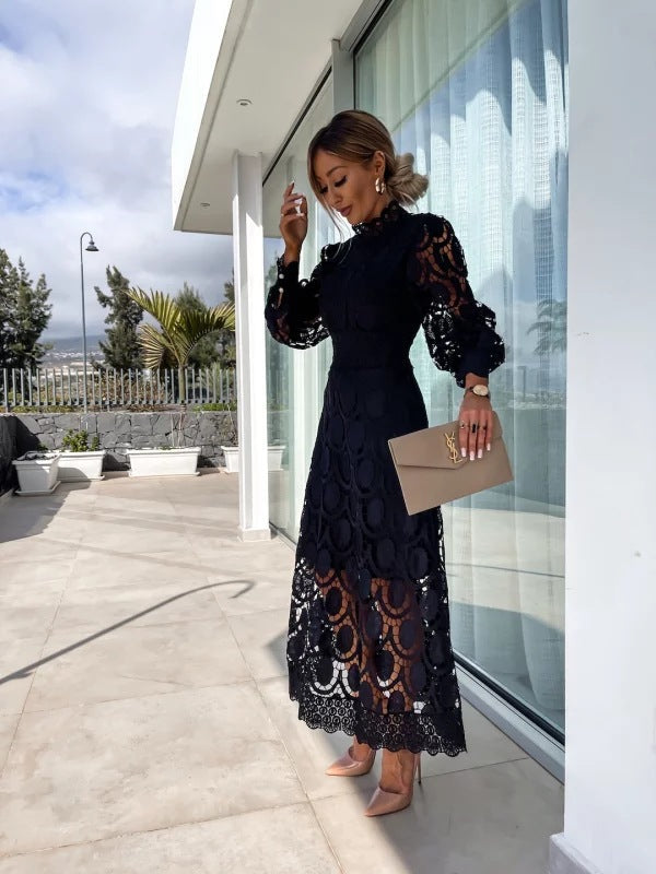 Kacob | Women's Long Sleeve Maxi Party Dress – Evening Dress for Christmas Parties