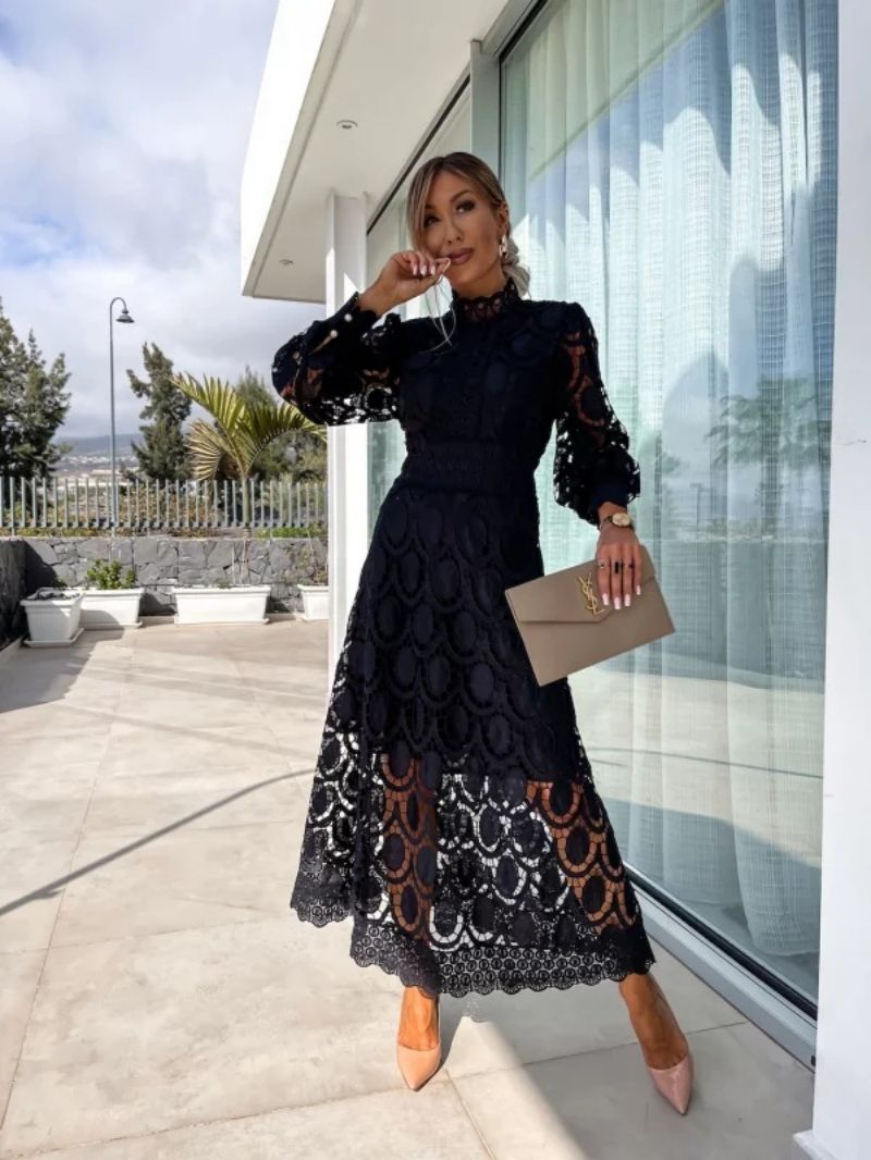 Kacob | Women's Long Sleeve Maxi Party Dress – Evening Dress for Christmas Parties