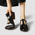 Women's Low Heel Mary Jane Shoes – Strap Detail