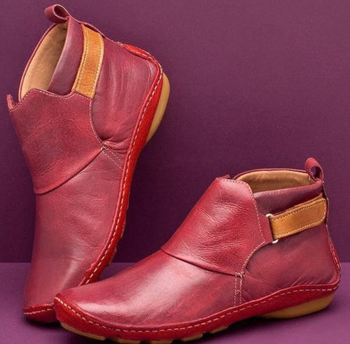 Kacob | Women's Orthopaedic Lined Ankle Boots – Flexible Grip Sole Winter Boots
