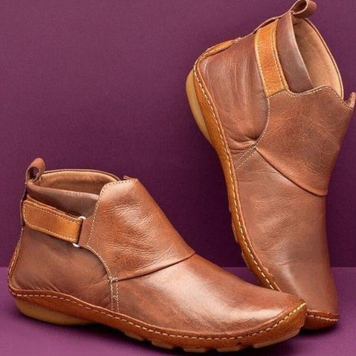Kacob | Women's Orthopaedic Lined Ankle Boots – Flexible Grip Sole Winter Boots