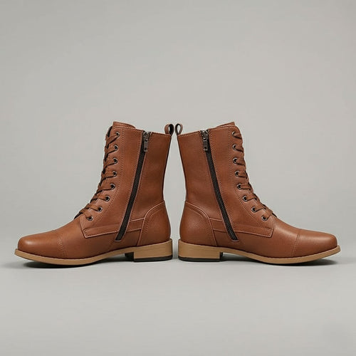 Kacob | Women's Orthopaedic Side Zip Ankle Boots – Cushioned Everyday Boots