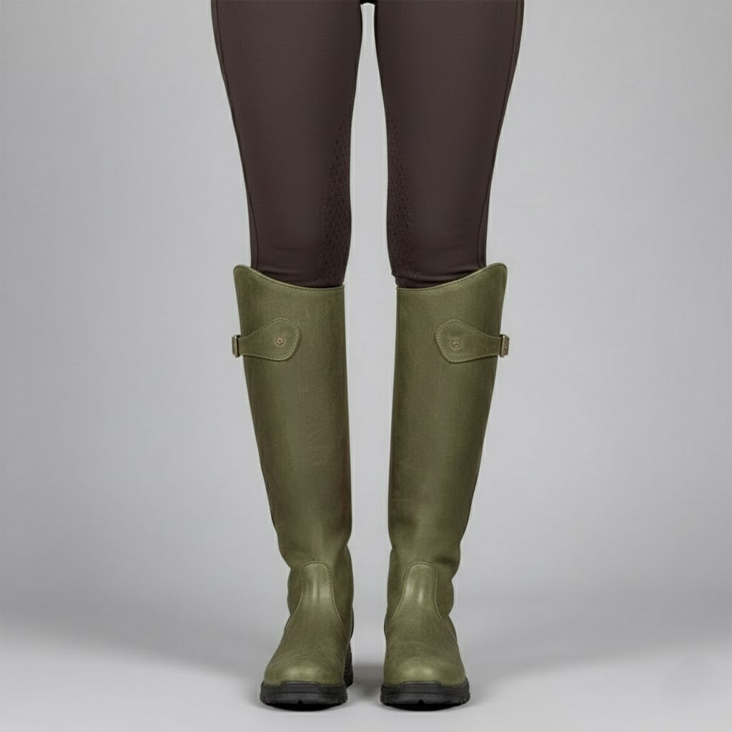 Kacob | Women's Outdoor Riding Boots – Grip Sole Winter Boots for Walking