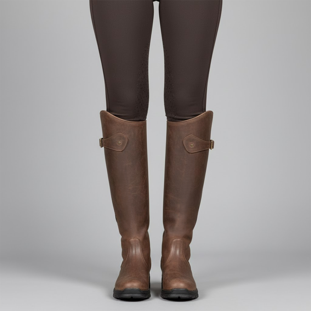 Kacob | Women's Outdoor Riding Boots – Grip Sole Winter Boots for Walking