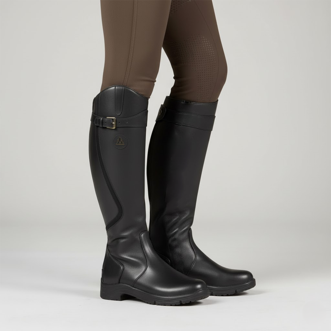 Kacob | Women's Outdoor Riding Boots – Grip Sole Winter Boots for Walking