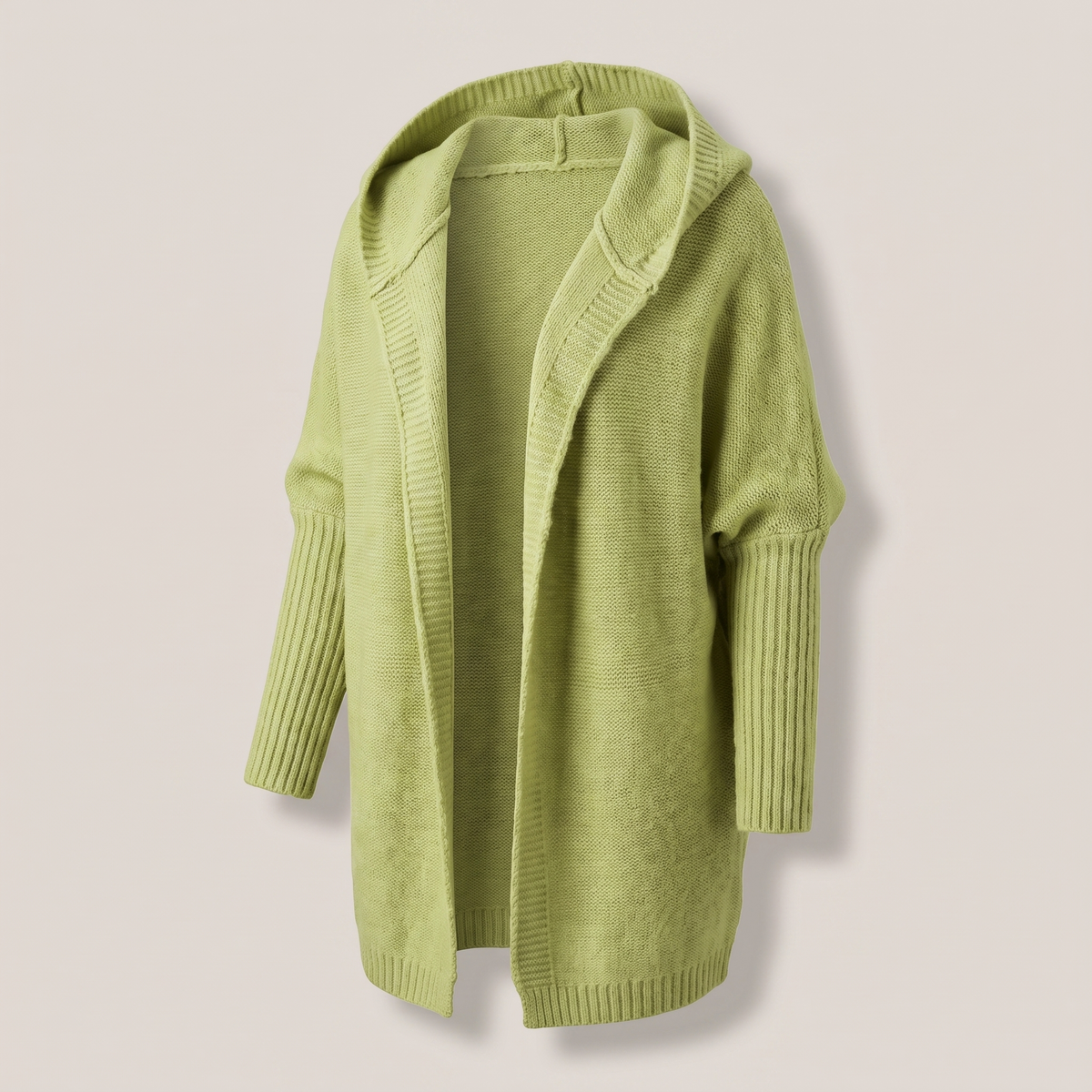 Kacob | Women's Oversized Hooded Longline Cardigan – Loose Knit Long Cardigan