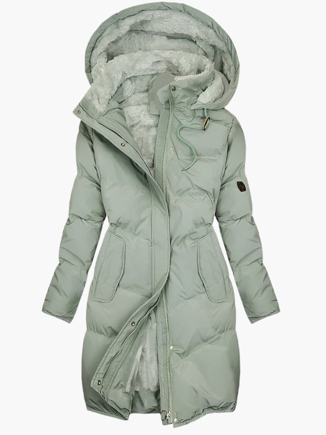 Women's Quilted Hooded Winter Coat