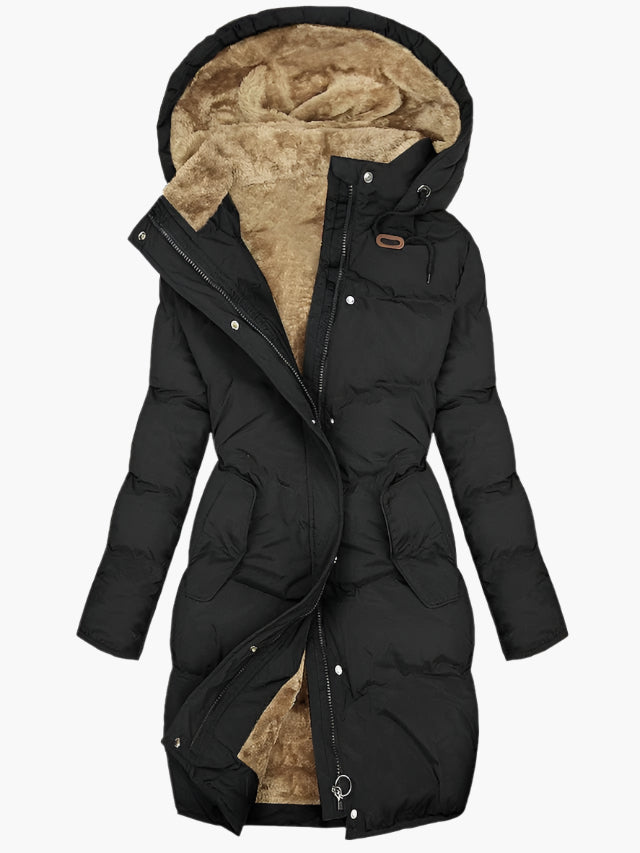 Women's Quilted Hooded Winter Coat